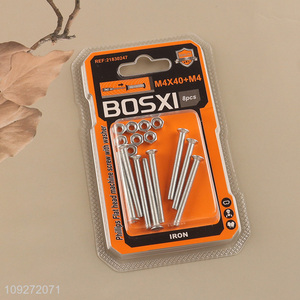 Hot selling phillips flat head machine screw with washer