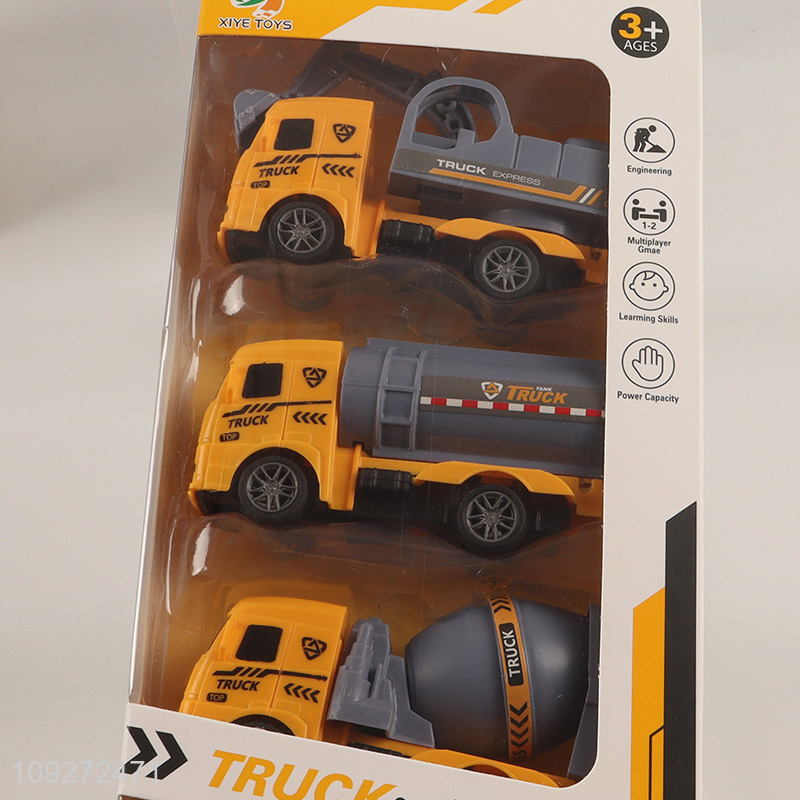 Top selling 6pcs truck toy children's toy pull back car set