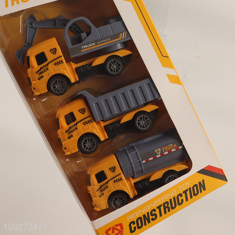 Top selling 6pcs truck toy children's toy pull back car set