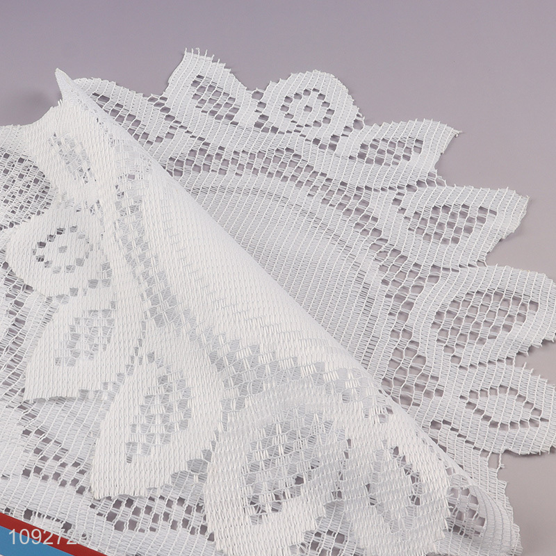 China supplier 2pcs tabletop decoration polyester dinner mat place mat