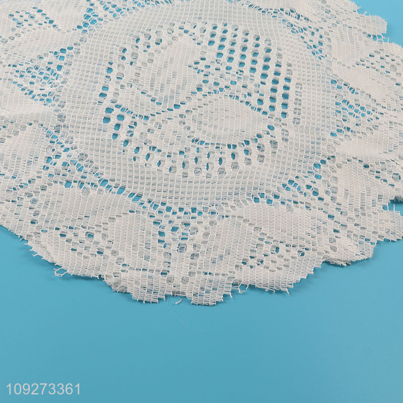 Good price 2pcs hollow polyester dinner mat placemat table mats set