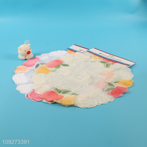 Factory wholesale 2pcs polyester dinner mat placemat table mats