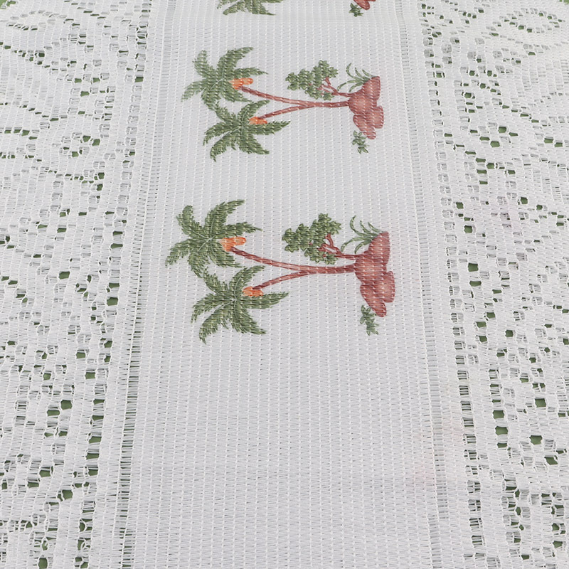 Good price white polyester table runner table decoration table flags