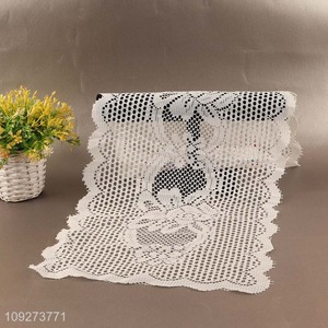 Yiwu market hollow restaurant table runner table decoration table flags