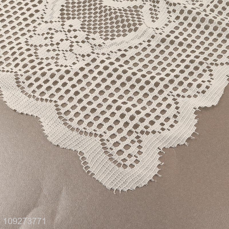 Yiwu market hollow restaurant table runner table decoration table flags