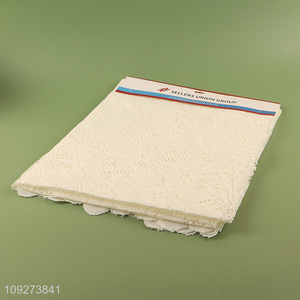 Hot products hollow polyester table cloth table decoration