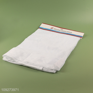 Factory wholesale polyester hollow window curtain for room decor