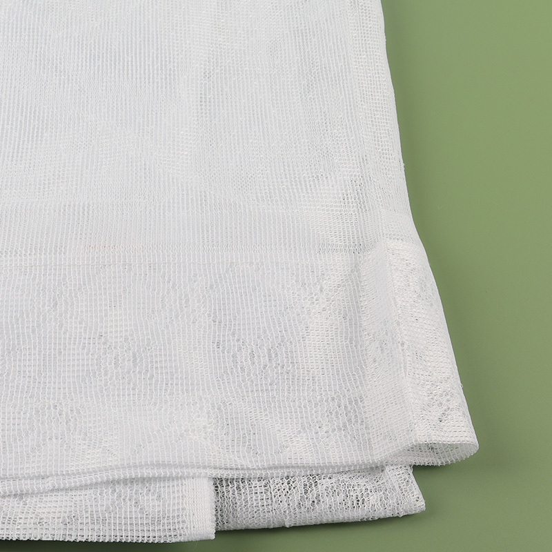 Factory wholesale polyester hollow window curtain for room decor