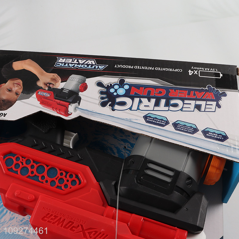 Good quality summer children electric water gun toy with lights