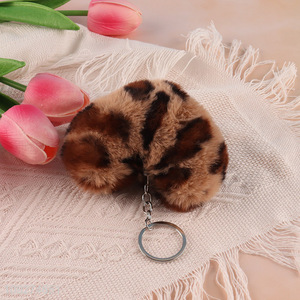 Good quality plush keychain key rings bag pendant