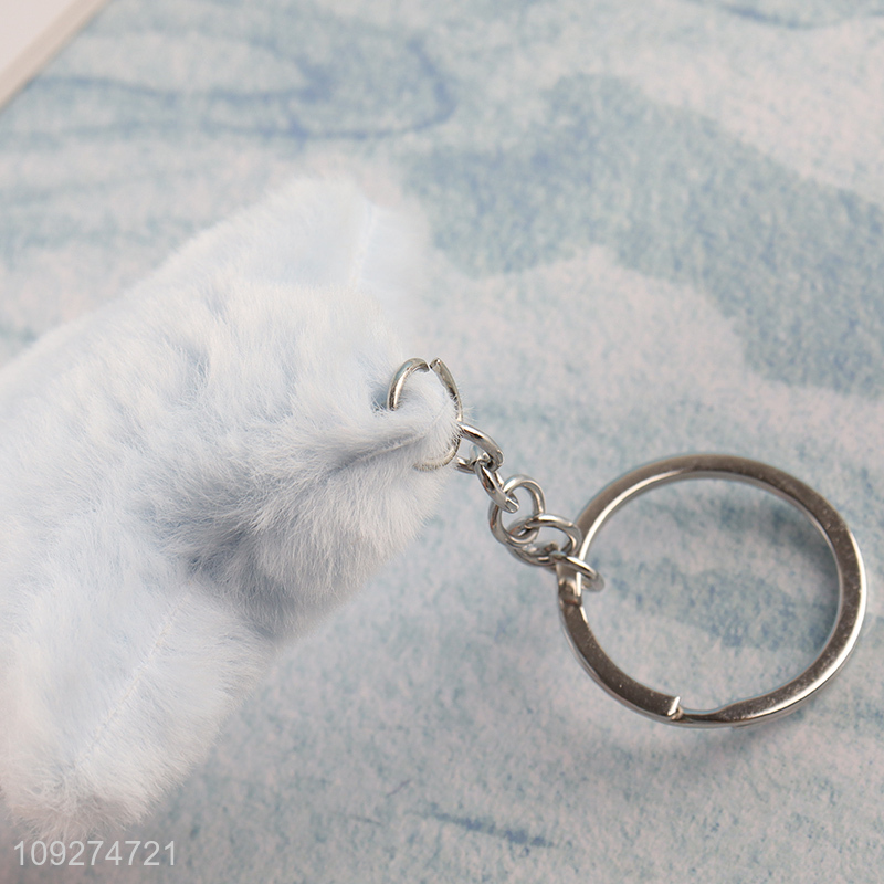 Top products star shape plush keychain key rings