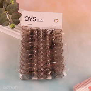 New arrival multifunctional 24pcs plastic clothes clips clothes pegs