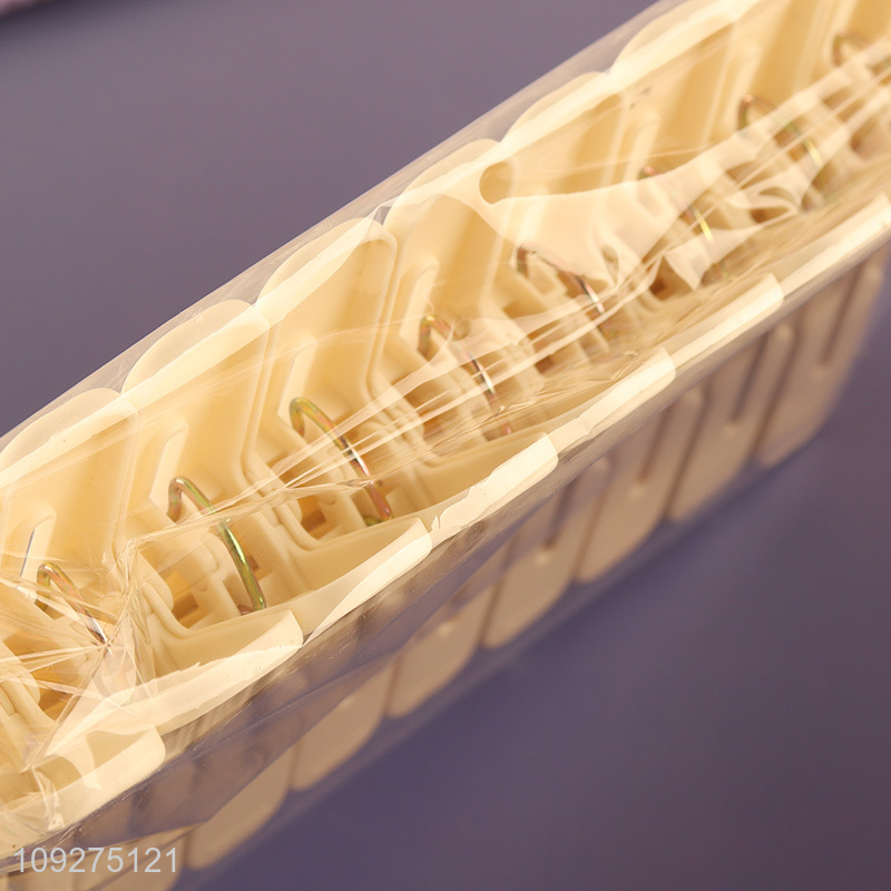 Top quality 20pcs household plastic clothes clips clothes pegs