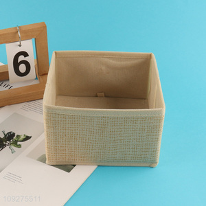 Hot selling household non-woven fabric storage basket