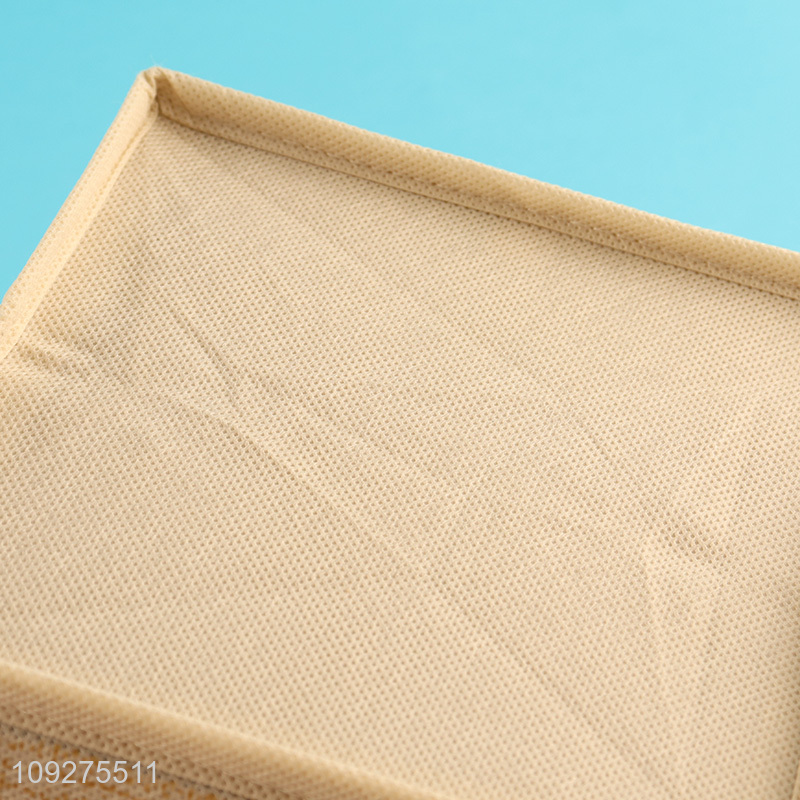 Hot selling household non-woven fabric storage basket
