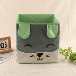 Latest products non-woven fabric storage basket for household