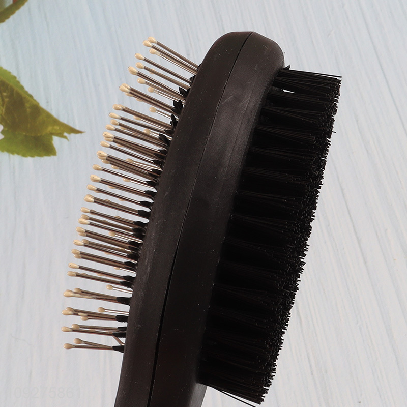 Online wholesale double-sided pet grooming comb pet brush