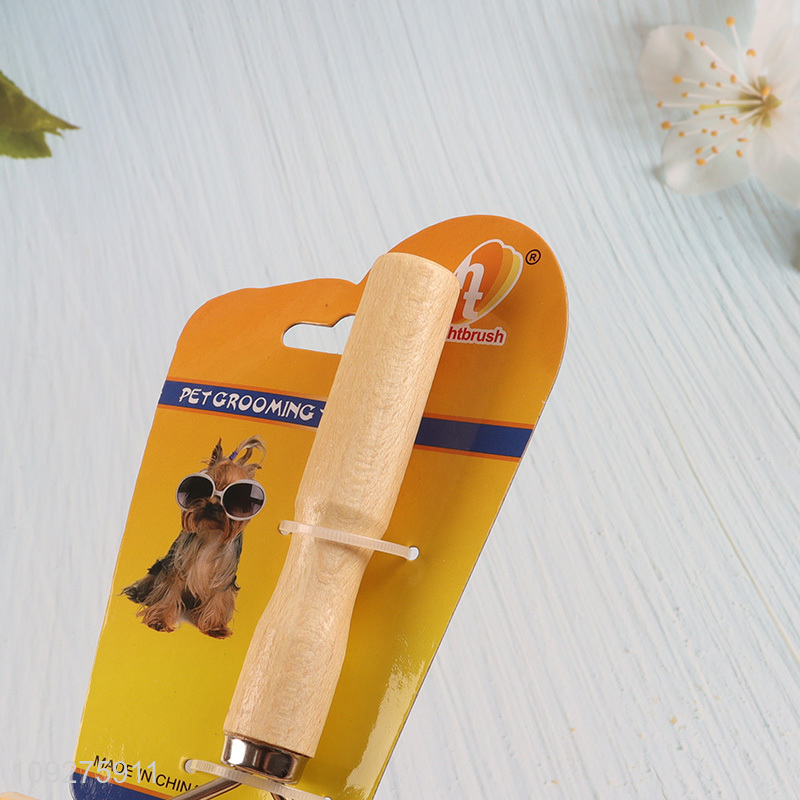 China wholesale double-sided pet grooming comb pet brush