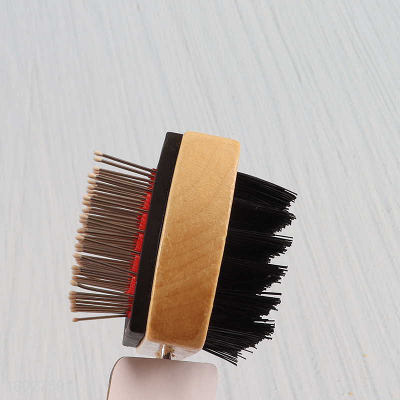 China wholesale double-sided pet grooming comb pet brush