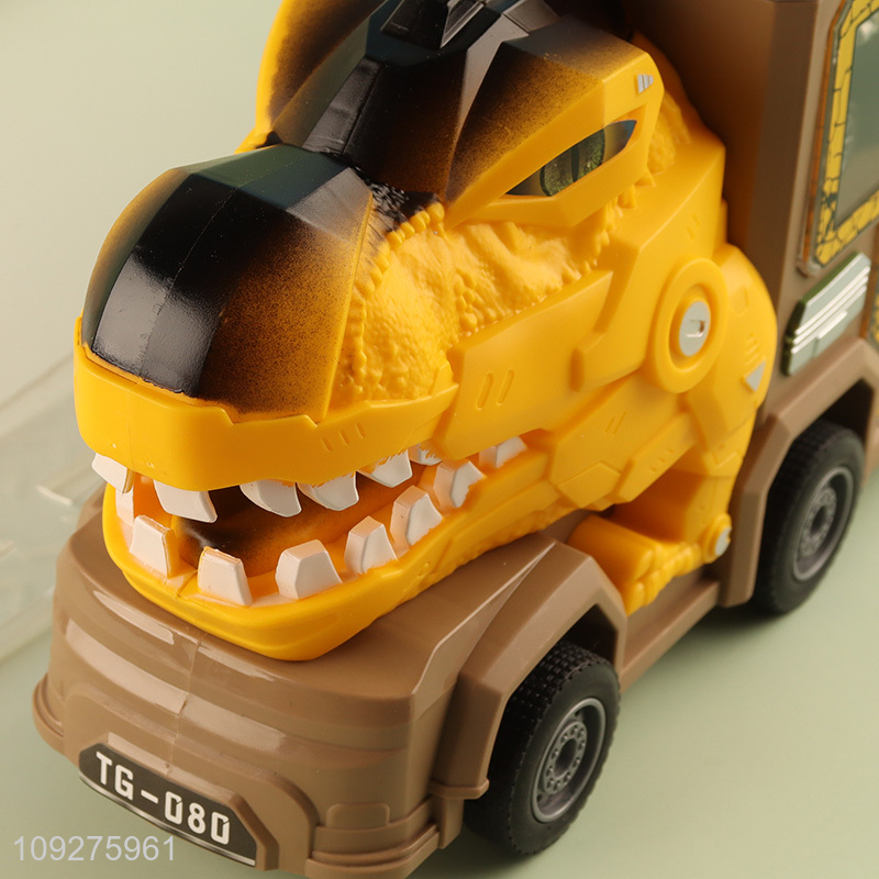 Top products dinosaur truck transport kit with lights&music