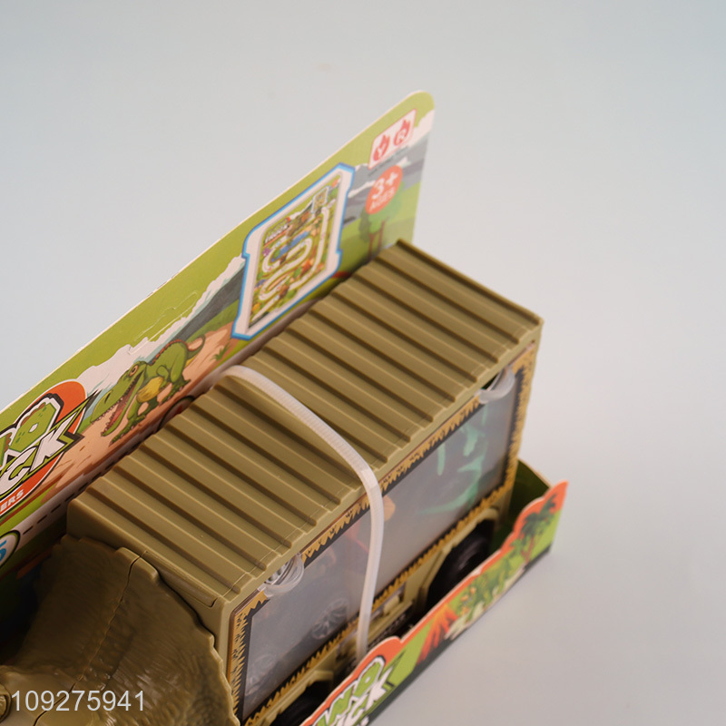 Factory price children dinosaur series car storage toy