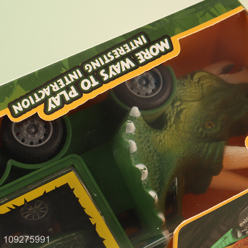 Good quality kids dinosaur truck transport kit toys