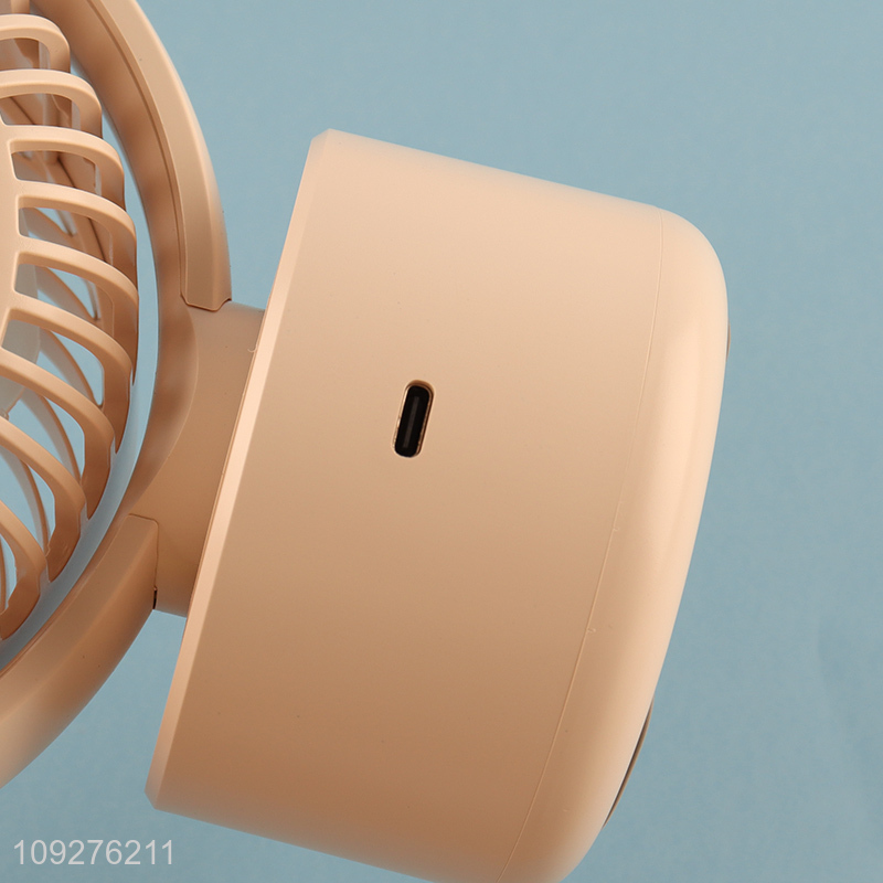 China products household portable desktop fan rachargeable fan