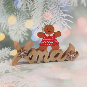 Top products wooden home decor christmas ornament decoration