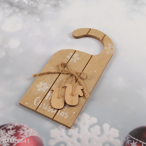 Good quality wooden christmas decoration christmas hanging ornament