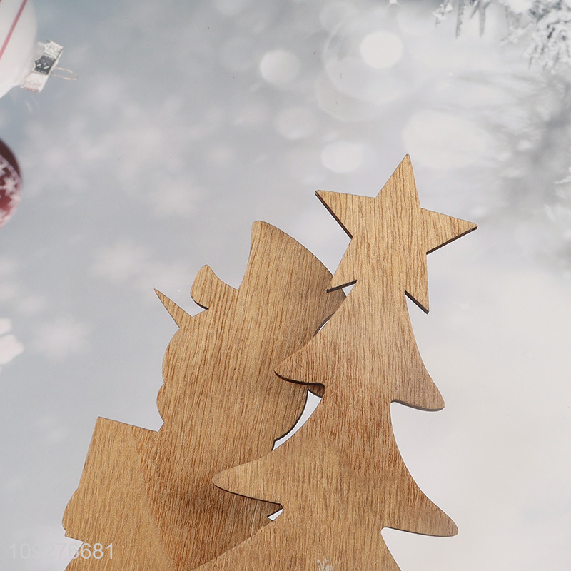 New arrival snowman wooden christmas ornament decoration