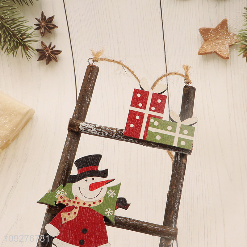 Good selling wooden christmas hanging ornament decoration
