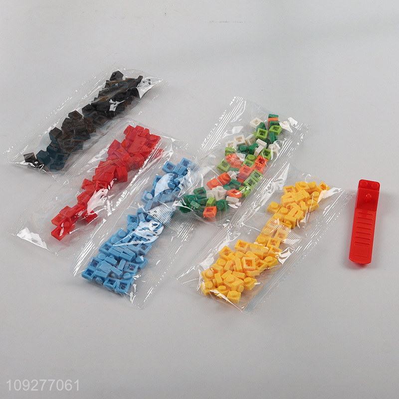 Top selling creative building blocks food container lunch box