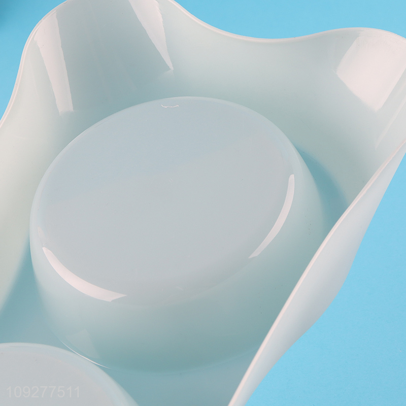 Good selling double bowl plastic pet feeder pet bowl