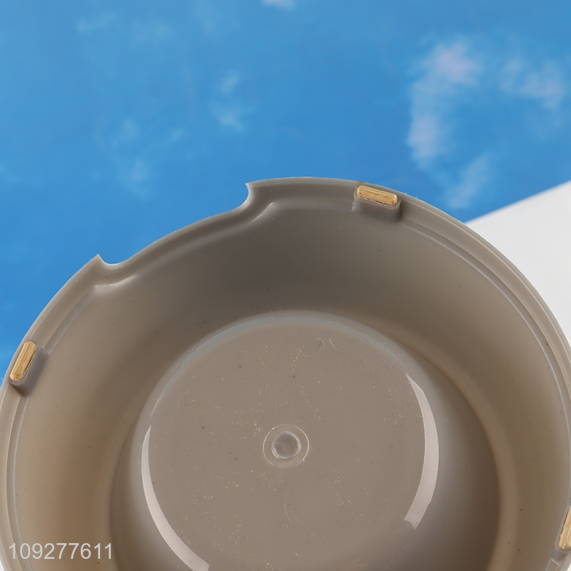 China factory round anti-slip pet feeder pet bowl