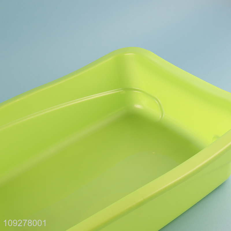 New arrival plastic pet cat litter box pet toilet
