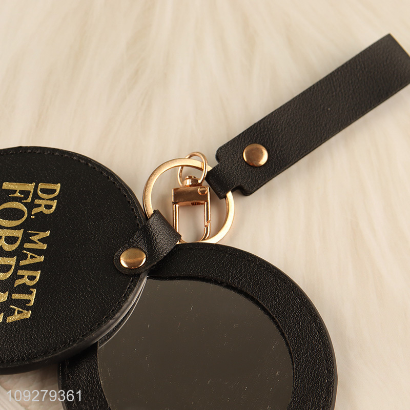 Factory price portable round makeup mirror cosmetic mirror