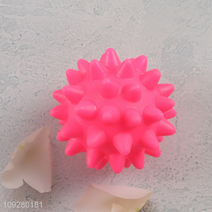 Hot products pink tpr pet interactive toys pet ball toys