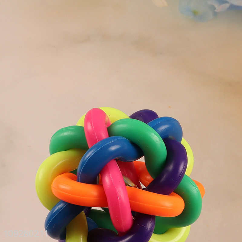 Low price colorful pet interactive toys pet ball toys for sale