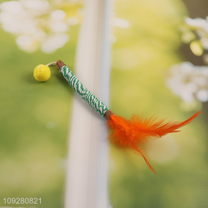 Hot products cat feather tease toy cat interactive toy