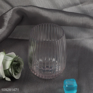 Wholesale Vintage Wine Glass Striped Whisky Glasses