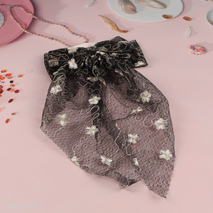 Yiwu market fashion girls bowknot hair pin hair clips
