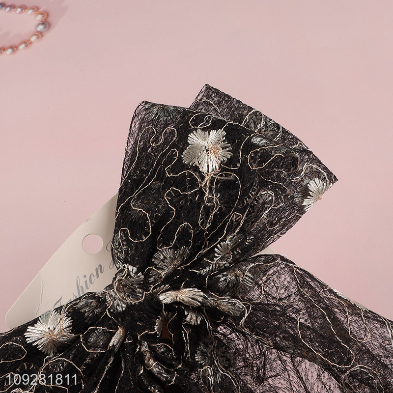 Yiwu market fashion girls bowknot hair pin hair clips