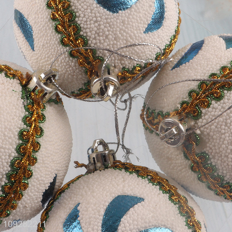 China supplier 4pcs christmas decoration hanging christmas ball