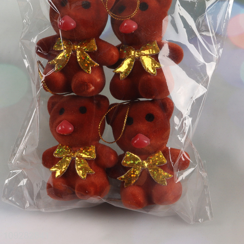 China products foam bear christmas hanging ornament decoration for sale
