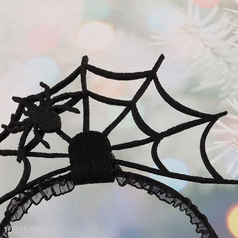 China products spider net Halloween series hair hoop hair accessories