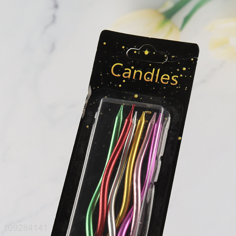 Low price multicolor cake candle party decoration candle