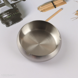 China supplier round stainless steel stainless steel smoking ashtray