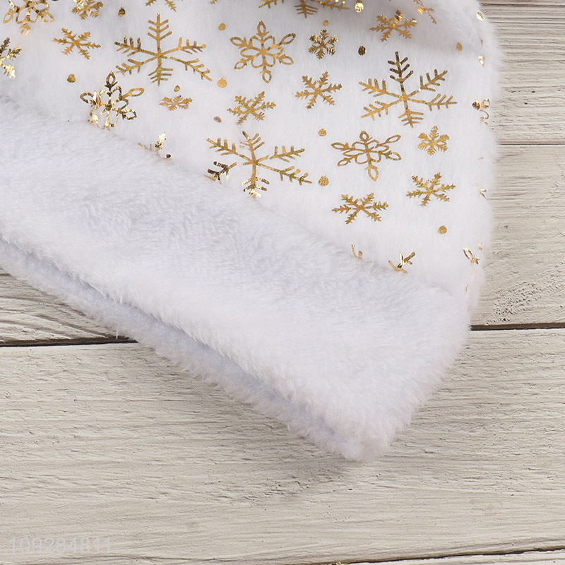Yiwu market polyester christmas hat Santa hat for sale