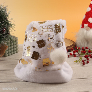 China supplier snowflakes christmas hat Santa hat for sale