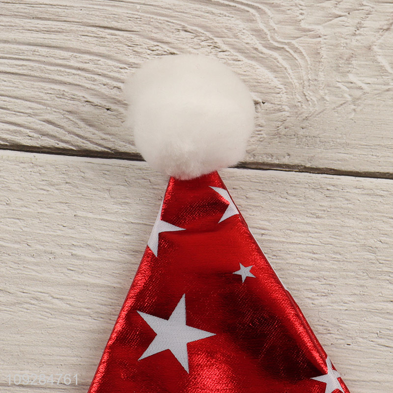 New arrival polyester christmas hat Santa hat for party